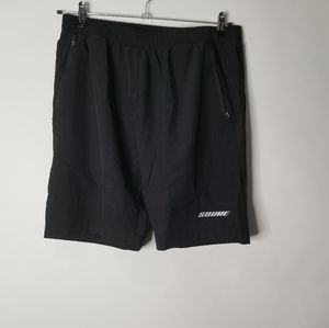 Souke Sports Black Athletic Shorts Size L